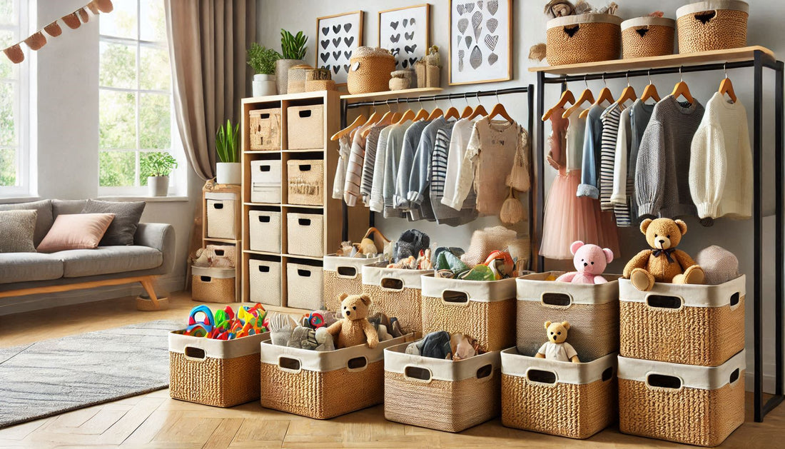 Achieve a Tidy Home: Durable and Stylish Bins for Clothes and Toys