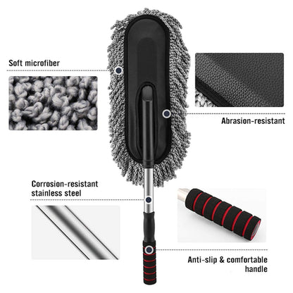 Multipurpose Microfiber Wash Brush Vehicle Interior And Exterior Cleaning Kit With For Car Or Home