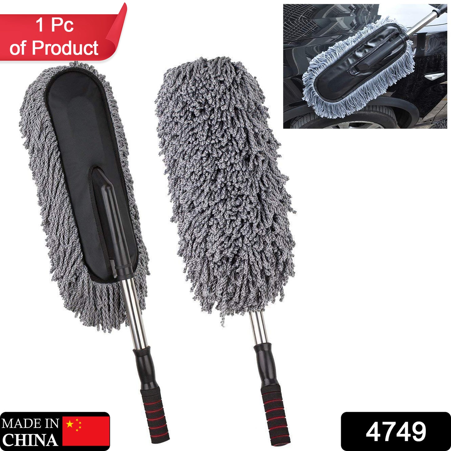 Multipurpose Microfiber Wash Brush Vehicle Interior And Exterior Cleaning Kit With For Car Or Home