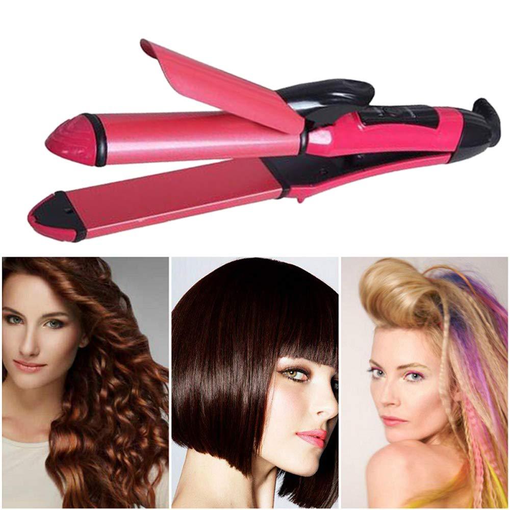 2 In 1 Hair Straightener And Curler Machine For Women  Curl  Straight Hair Iron