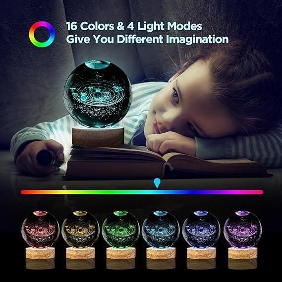 3D Crystal Lamp Ball(Assorted) - Ignite your kids imagination