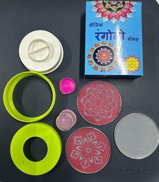 Rangoli Making Kit Includes Magic Tool