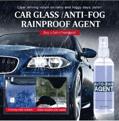 Car Glass Anti-fog Rainproof Agent(Pack of 2)