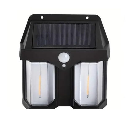 Solar Wall Lamp Outdoor Waterproof High Quality Lamp Induction Garden Lamp Garden Villa Night Lamp Double Lamp Light (1 Pc)