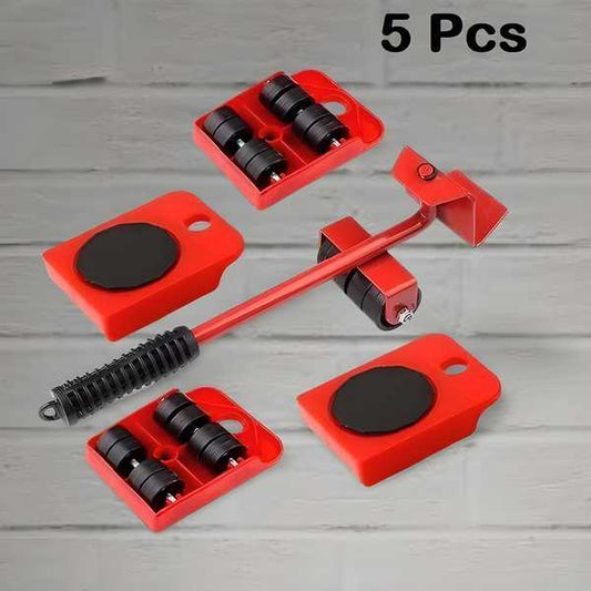 Heavy Duty Furniture Lifter Mover Tool Set with Wheel Pads (upto 100 KGs per slider)