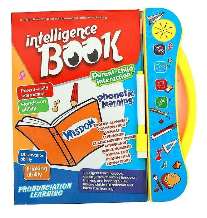 Phonetic Educational ABC 123 Learning Book with Sound