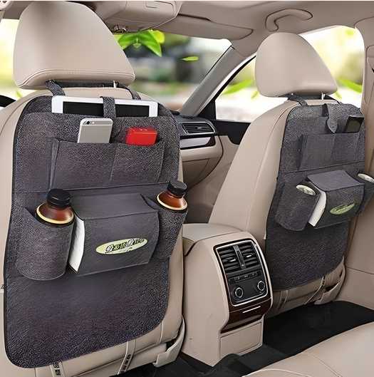 Car Back Seat Storage Organizer (Pack of 2)