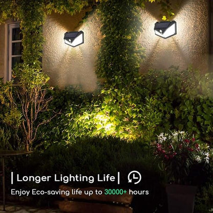 Solar Lights For Garden Led Security Lamp For Home Outdoors Pathways