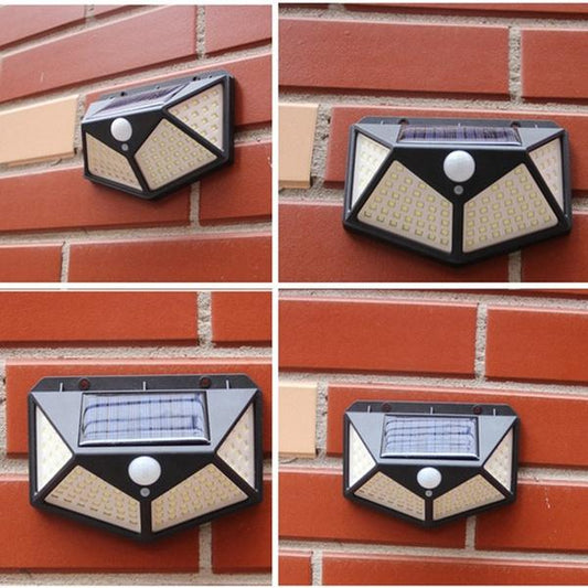 Solar Lights For Garden Led Security Lamp For Home Outdoors Pathways