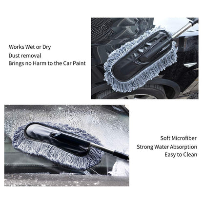 Multipurpose Microfiber Wash Brush Vehicle Interior And Exterior Cleaning Kit With For Car Or Home