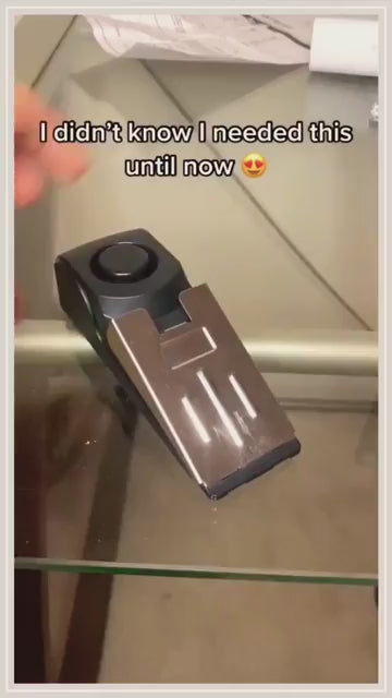 Portable Door Stop Alarm for Safety anywhere