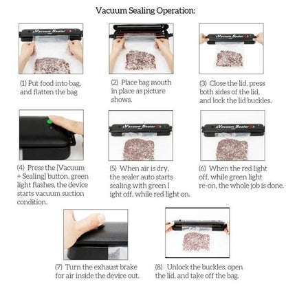 Vacuum Sealing Machine For Dry And Moist Food