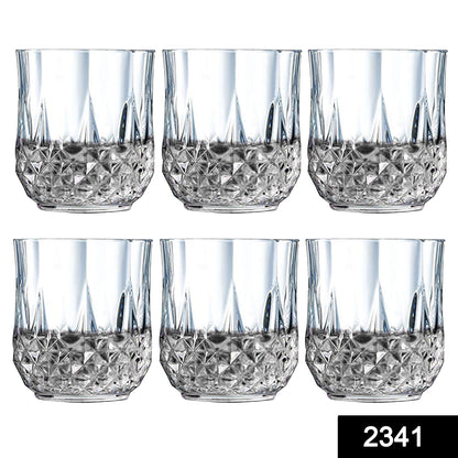 Unbreakable Transparent Glasses Set 250ml (6pcs)